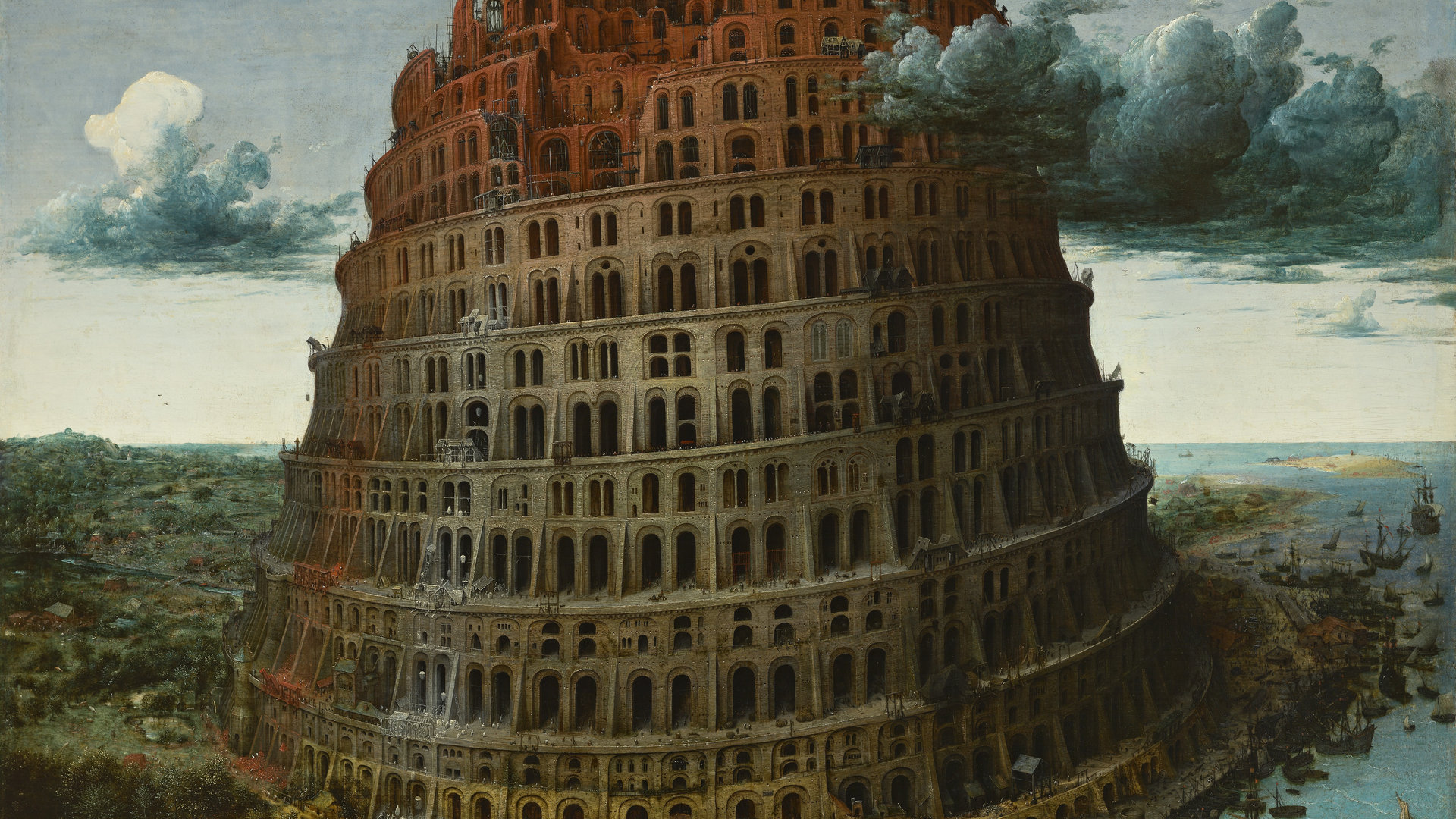 De toren van Babel van Pieter Bruegel
